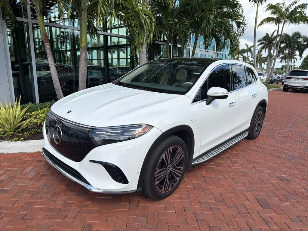 Certified 2023 Mercedes-Benz EQS SUV Base with VIN 4JGDM2DB6PA001750 for sale in West Palm Beach, FL