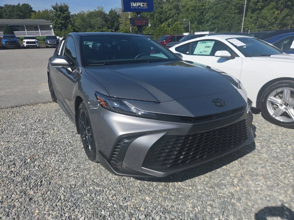 Used 2025 Black Toyota SE image 2