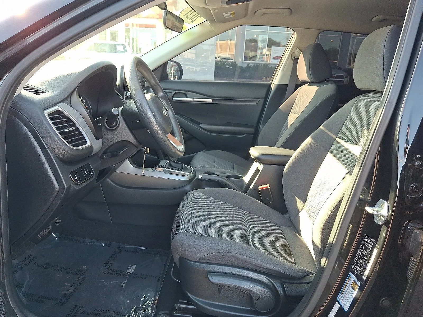 Used 2021 Cherry Black Kia LX image 14