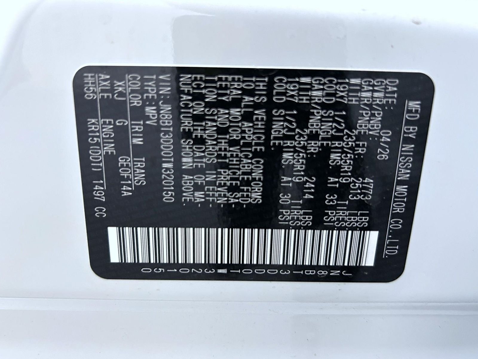 New 2026 White/off-white Nissan Platinum image 24