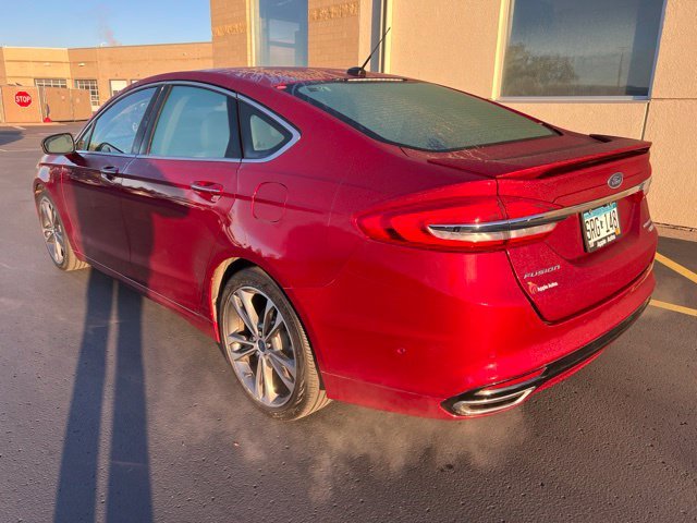 Used 2018 Red Ford Titanium image 4