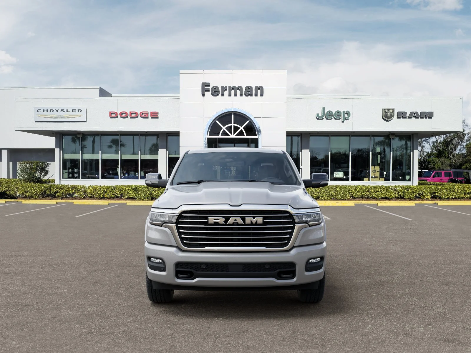 New 2026 Silver Zynith Exterior Paint RAM Laramie image 6