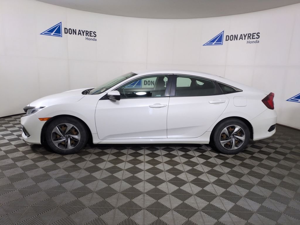 Used 2019 Platinum White Pearl Honda LX image 2