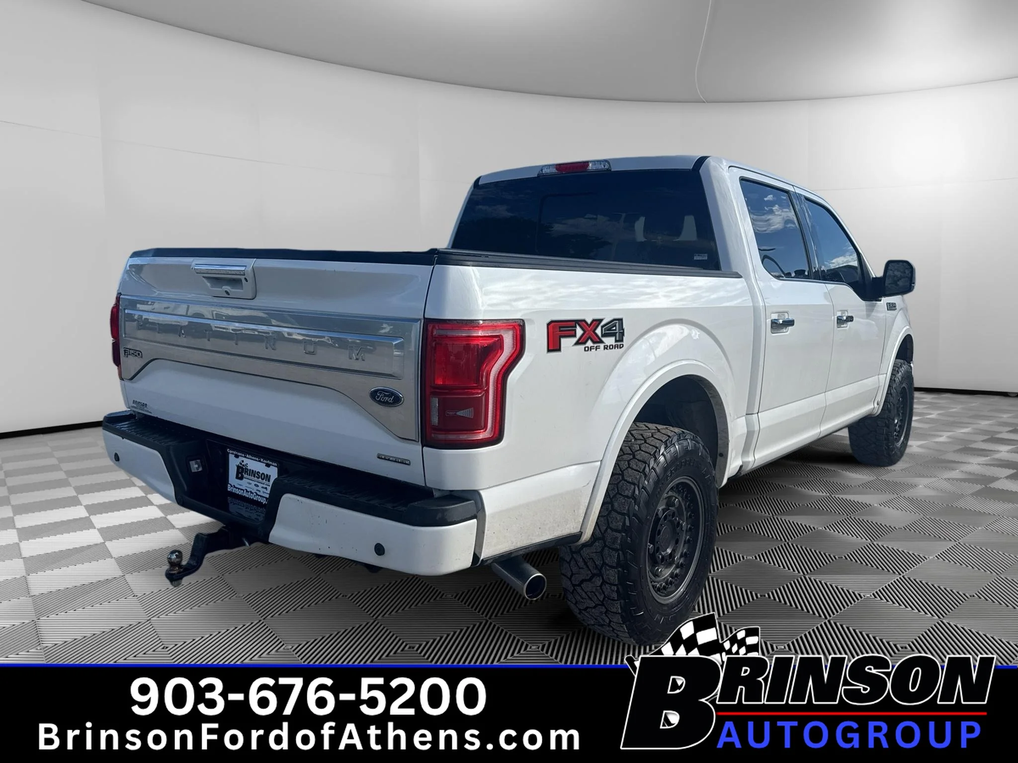 Used 2015 White Platinum Tri-Coat Metallic Ford Platinum image 5