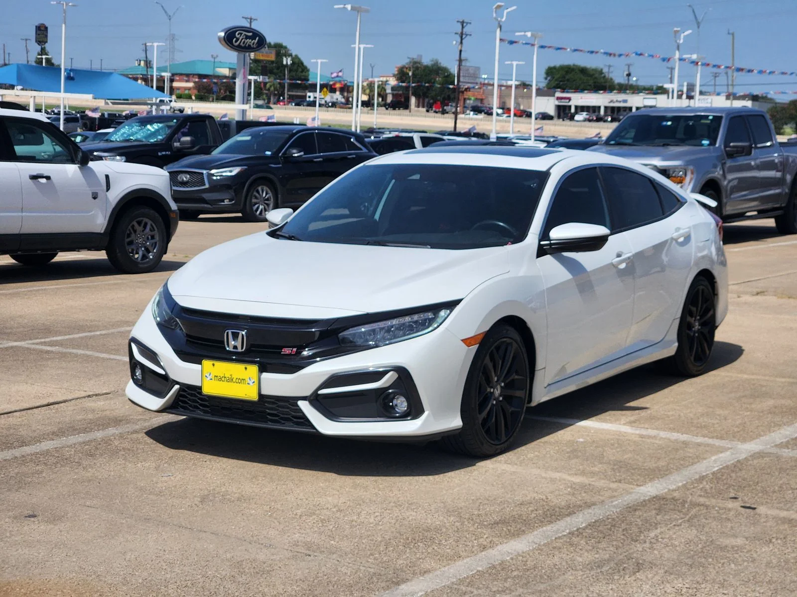 Used 2020 White Honda Si image 3