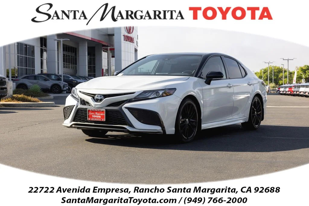 Certified Used 2023 Wind Chill Pearl/Midnight Black Metallic Toyota XSE V6 image 1