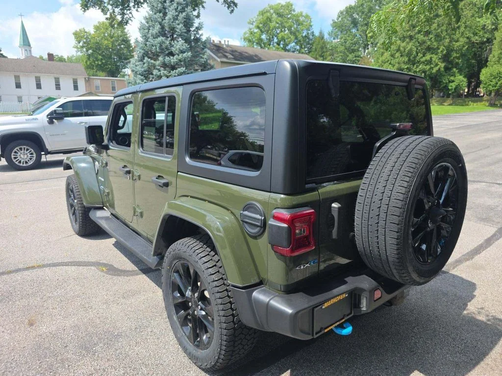 Used 2023 Green Jeep Sahara 4xe image 4