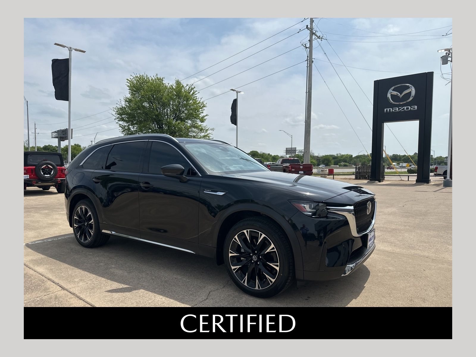 Jet Black Mica 2024 Mazda CX-90 PHEV Premium AWD SUV / Crossover All-Wheel Drive 8-Speed Automatic