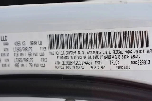 Used 2012 White Ram Laramie image 37