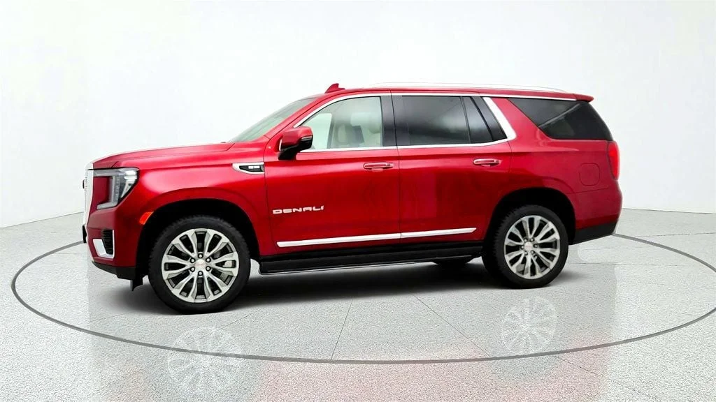 Used 2021 Cayenne Red Tintcoat GMC 4WD 4dr Denali w/ Rear Seat Media, 22