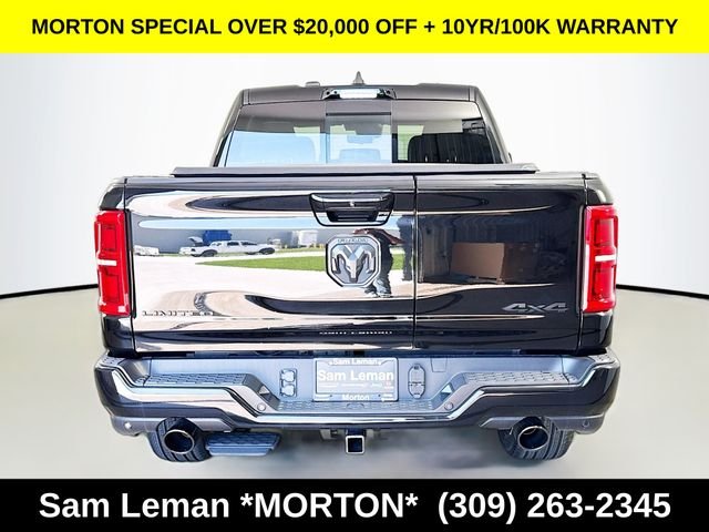 New 2026 Diamond Black Crystal Pearl-Coat Exterior Paint Ram Limited image 6