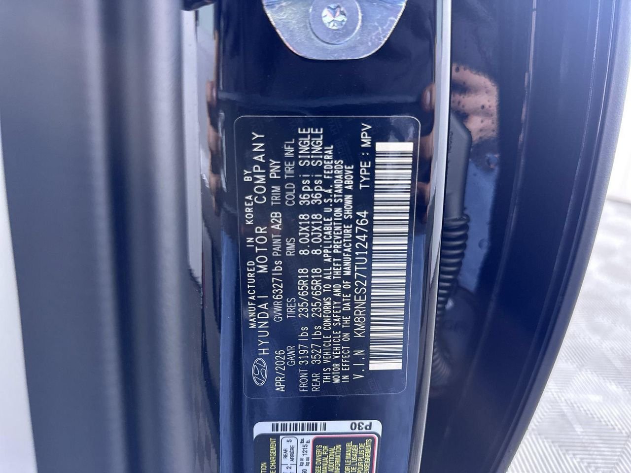 New 2026 Abyss Black Pearl Hyundai SEL Premium AWD image 29
