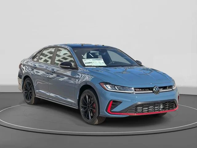Blue 2026 Volkswagen Jetta GLI Sedan Front-Wheel Drive 