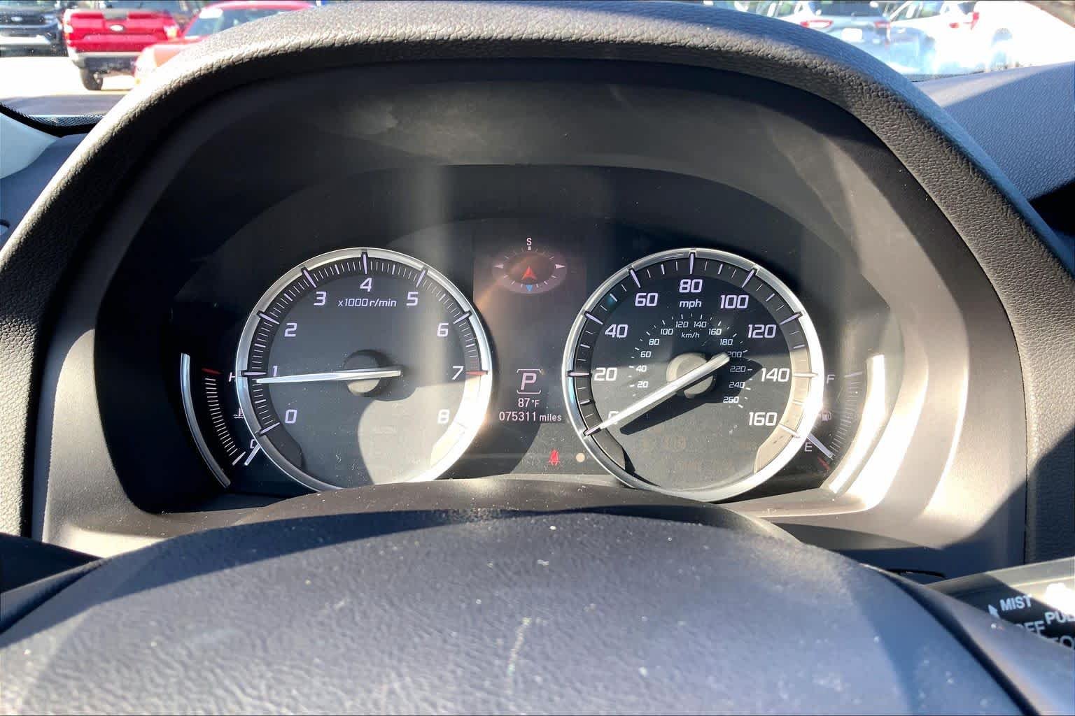 Used 2016 Crystal Black Pearl Acura w/Advance image 26