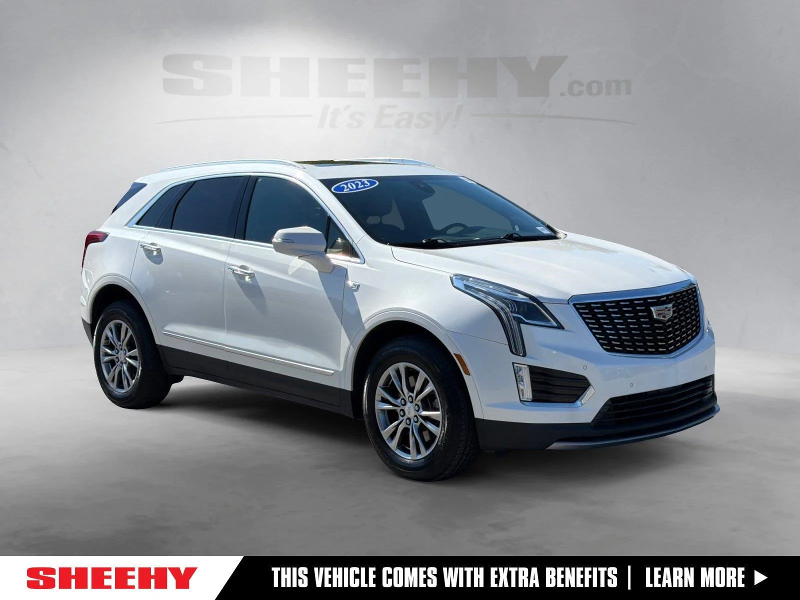 Used 2023 Crystal White Tricoat Cadillac AWD Premium Luxury image 1
