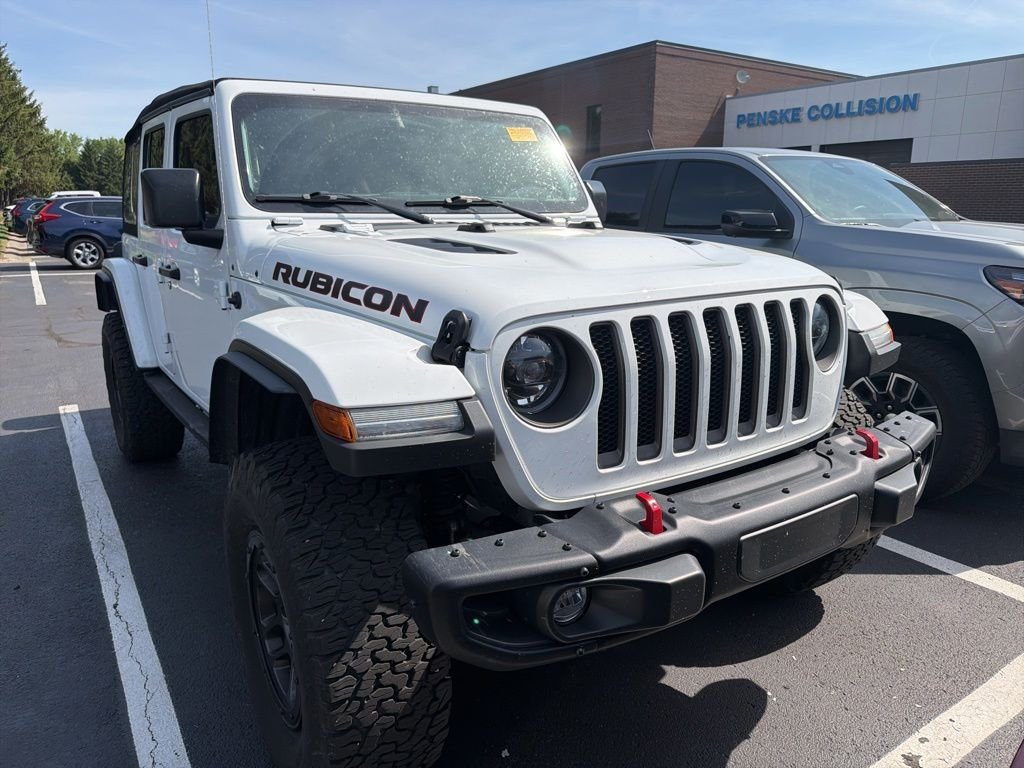 Used 2023 Bright White Clearcoat Jeep Rubicon image 4