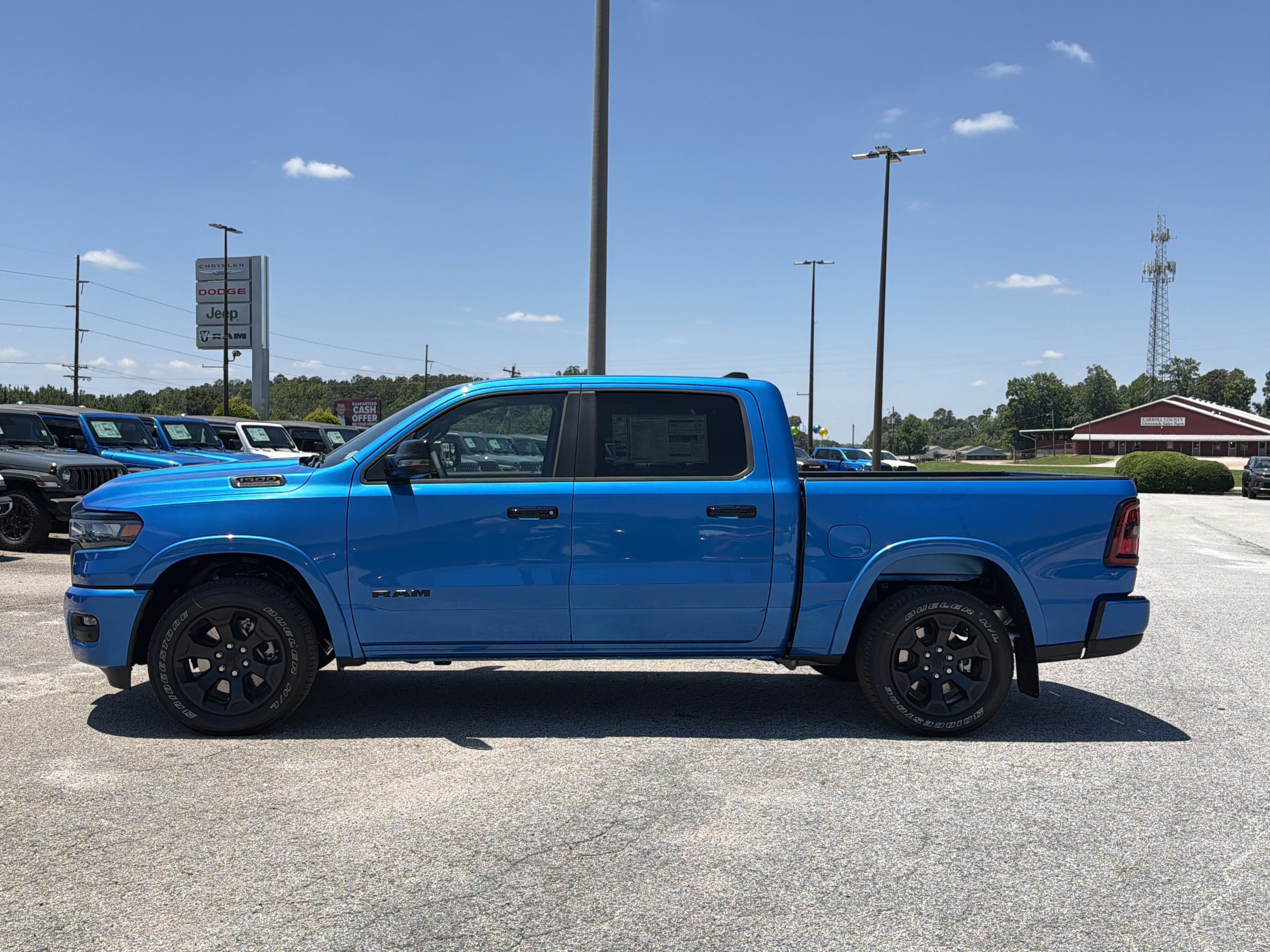 New 2026 Hydro Blue Pearl-Coat Exterior Paint RAM Big Horn image 5
