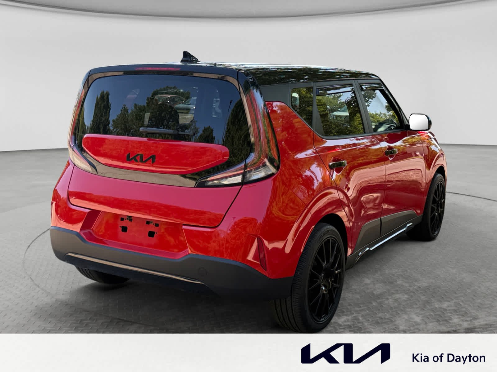 Certified Used 2025 Inferno Red/Black Roof Kia EX image 5