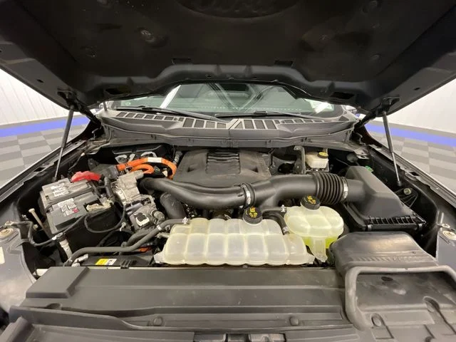 Used 2022 Carbonized Gray Metallic Ford Lariat Hybrid image 24