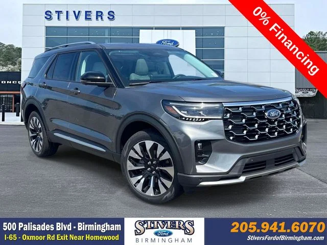 New 2026 Carbonized Gray Metallic Ford Platinum image 1