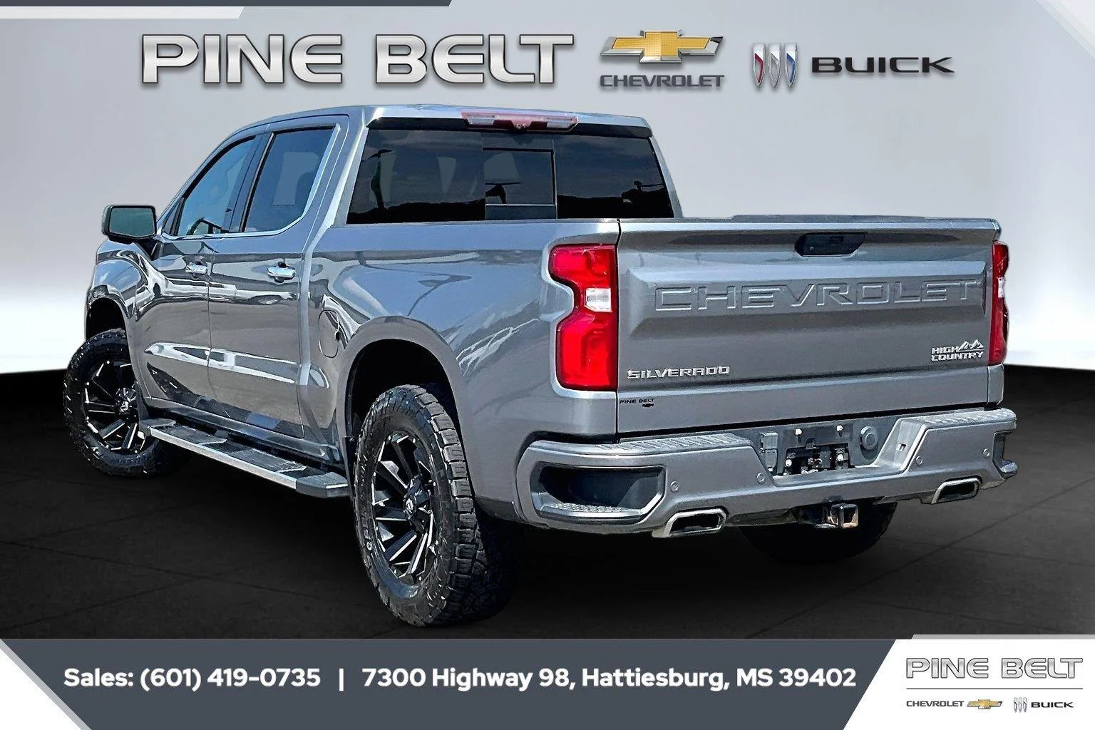 Used 2020 SATIN STEEL METALLIC Chevrolet High Country image 2