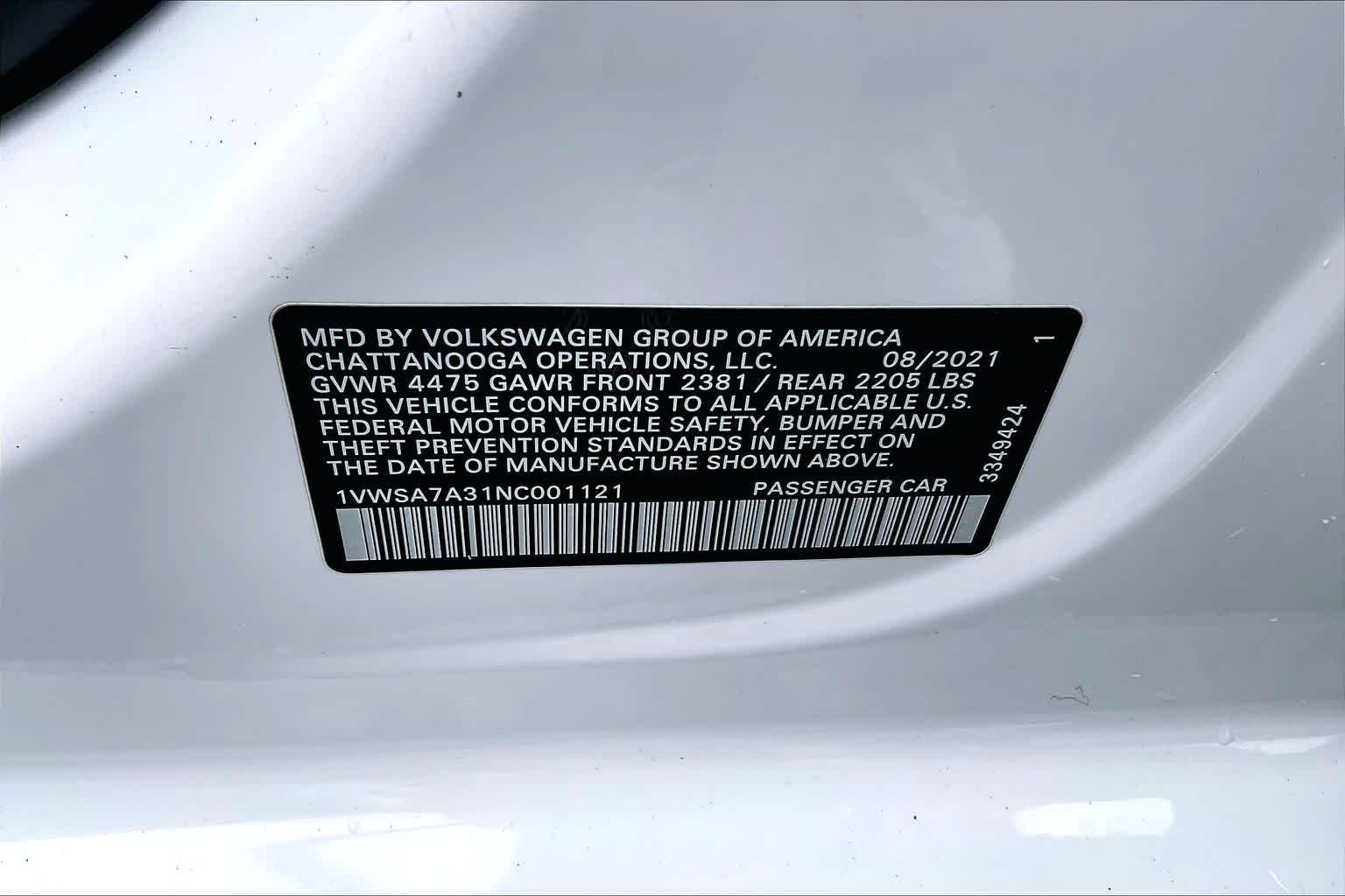 Used 2022 Pure White Volkswagen 2.0T SE image 33