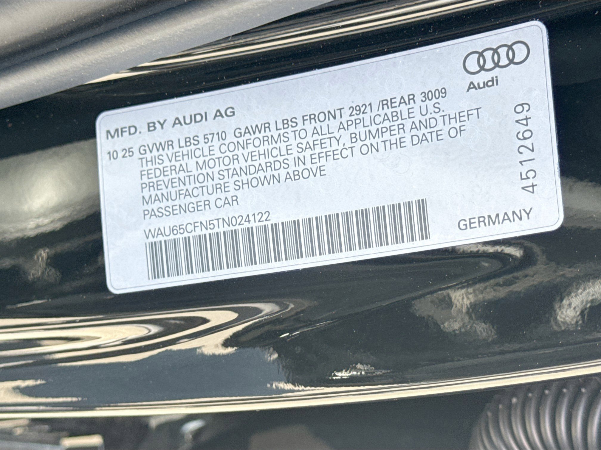 New 2026 Mythos Black Metallic Audi Prestige image 39