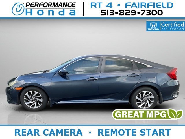 Used 2017 Cosmic Blue Metallic Honda EX image 1
