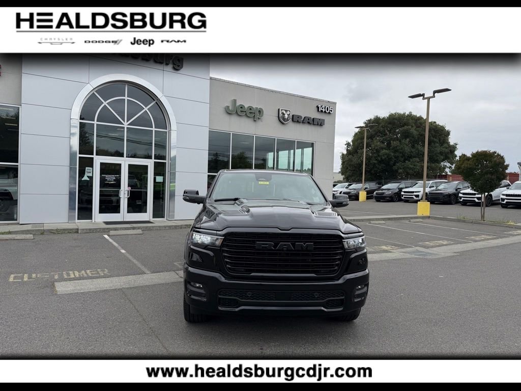 New 2026 Diamond Black Crystal Pearl-Coat Exterior Paint RAM Laramie image 8