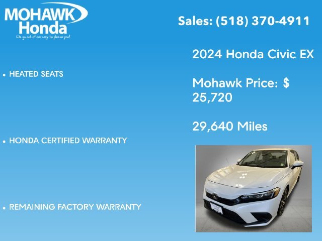 2024 Honda Civic EX - Photo 16