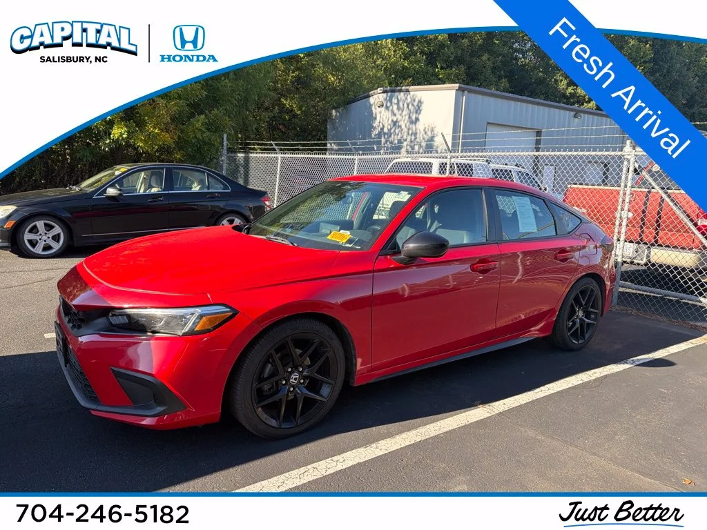 Red 2024 Honda Civic Sport Hatchback Raleigh NC