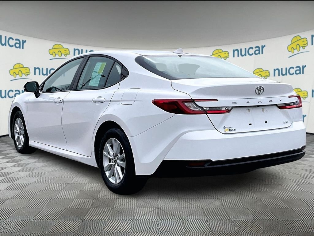 Used 2025 White Toyota LE image 4