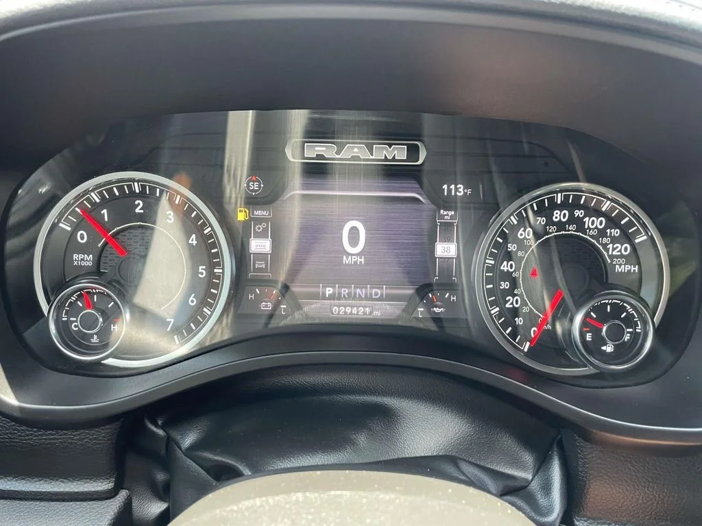 Used 2024 Diamond Black Crystal Pearlcoat Ram Laramie image 26