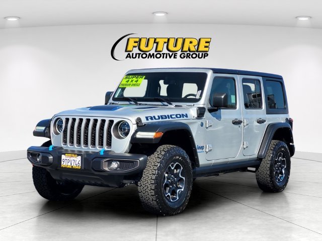 Used 2023 Silver Jeep Rubicon 4xe image 8
