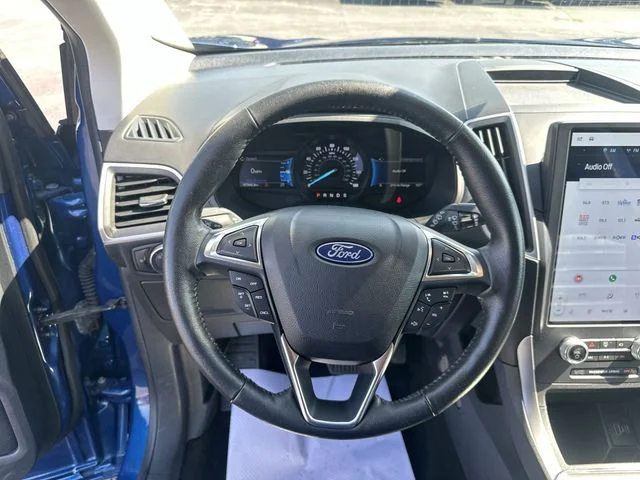 Certified Used 2022 Atlas Blue Metallic Ford SEL image 13