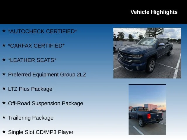 Used 2016 DEEP OCEAN BLUE METALLIC Chevrolet LTZ image 4
