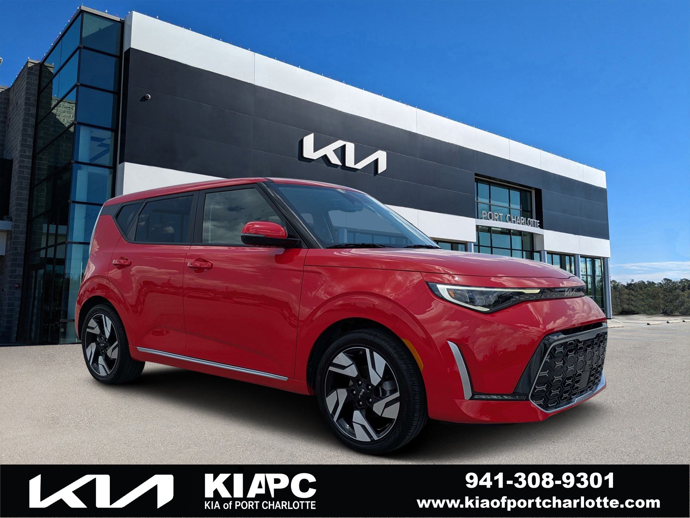 Certified Used 2025 Inferno Red Kia GT-Line image 1