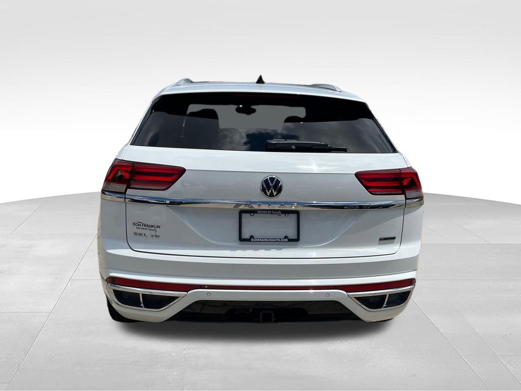 Used 2020 White Volkswagen 3.6L V6 SEL R-Line image 4