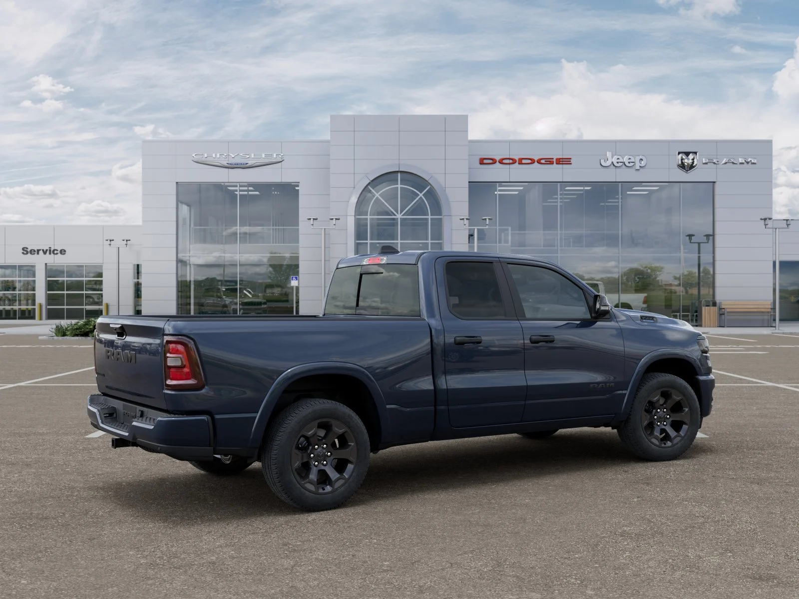 New 2026 Forged Blue Metallic Exterior Paint RAM Big Horn/Lone Star image 26