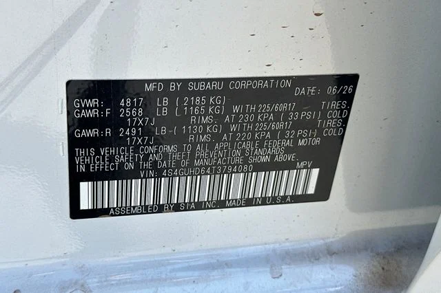 New 2026 CRYSTAL WHITE PEARL Subaru Premium image 21