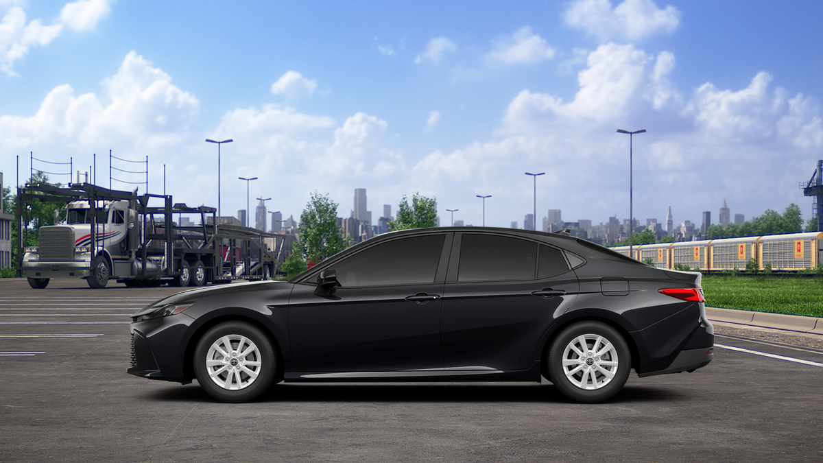 New 2026 Midnight Black Metallic Toyota LE image 4