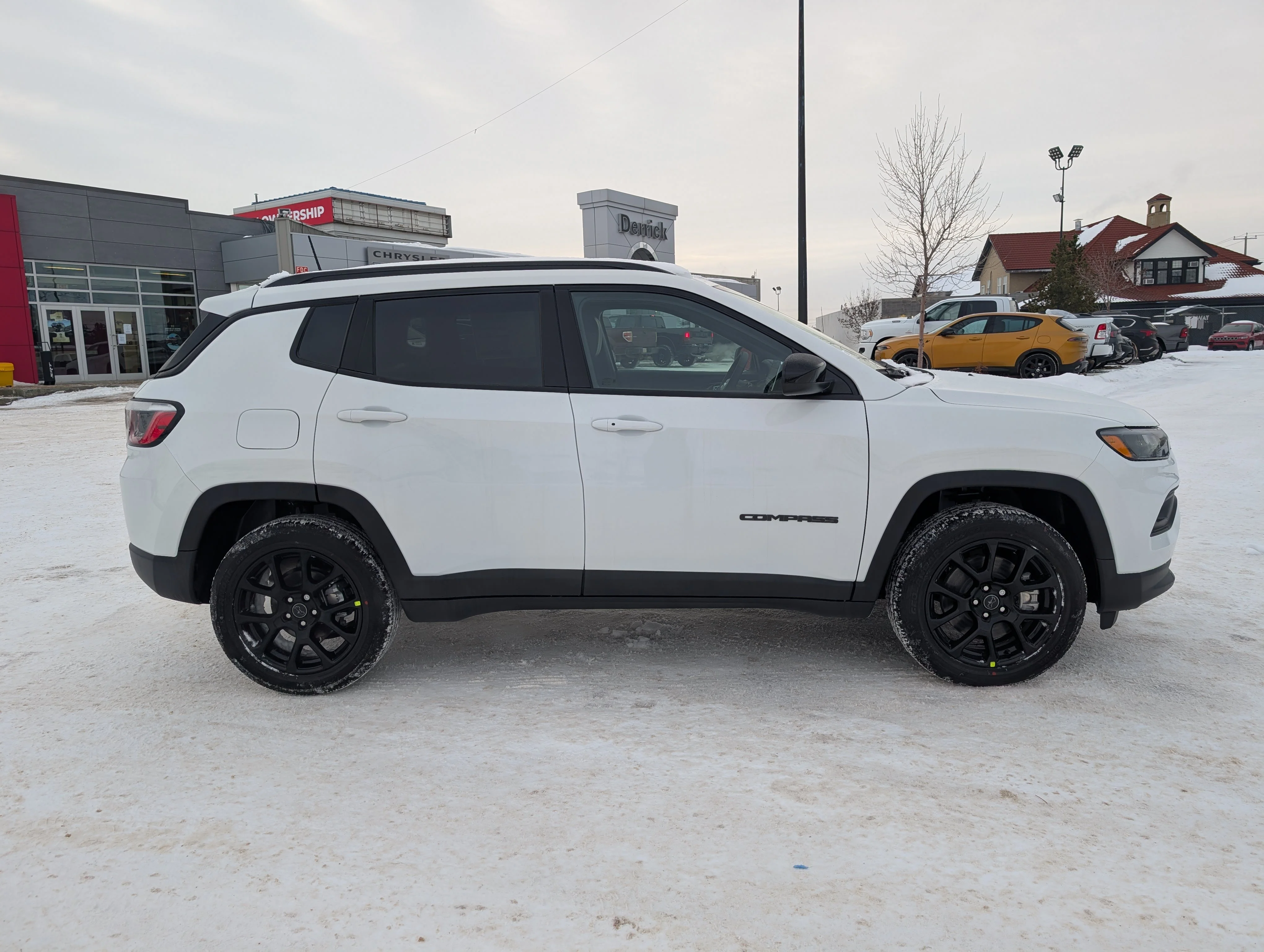 New 2026 Bright White Jeep North image 8