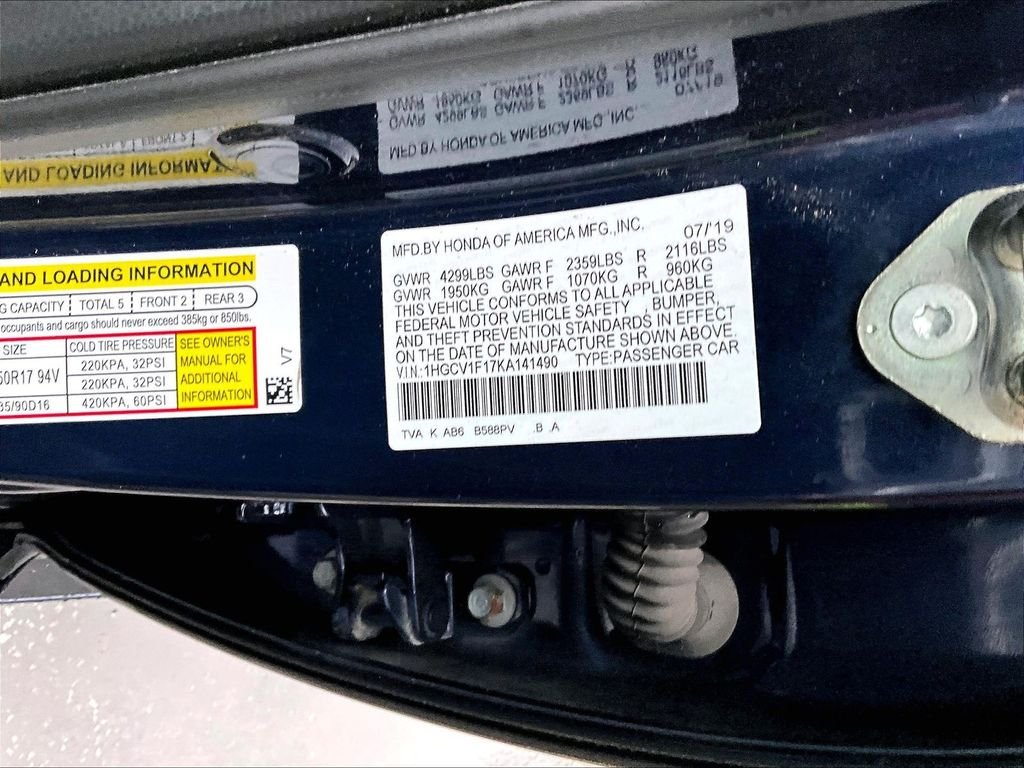 Used 2019 Blue Honda LX image 35