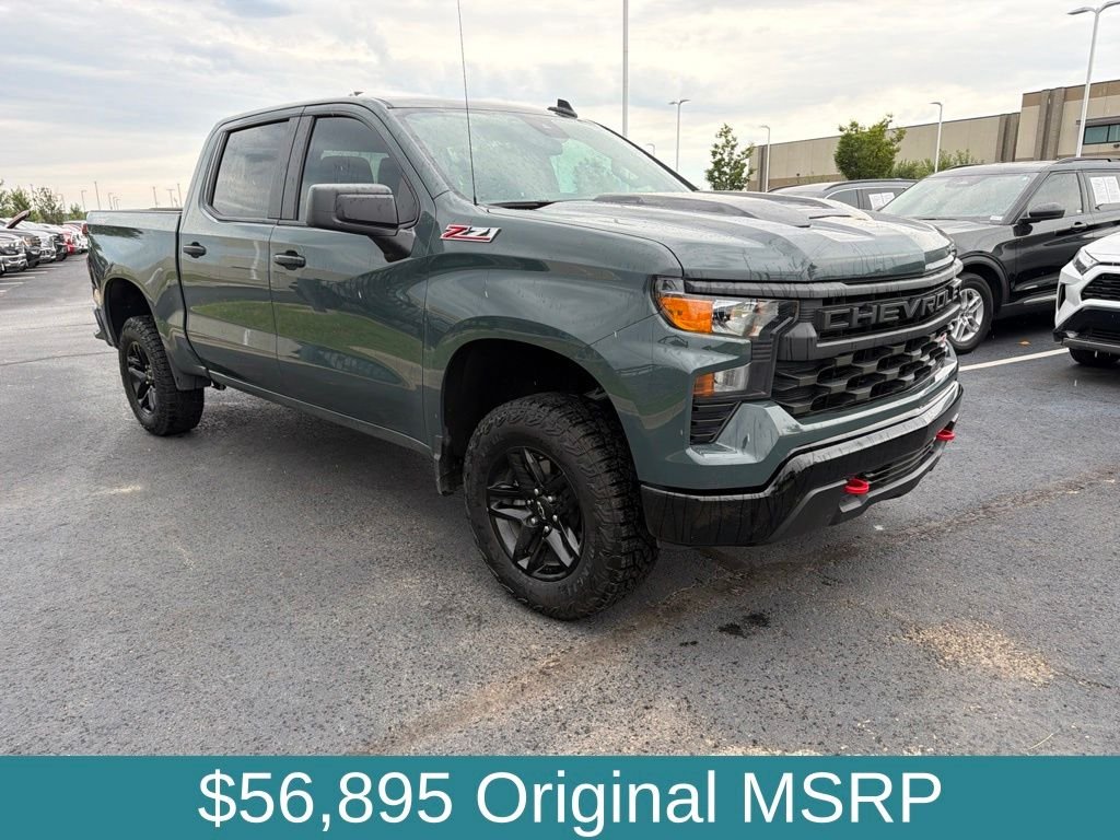 Used 2025 Gray Chevrolet Custom Trail Boss image 1