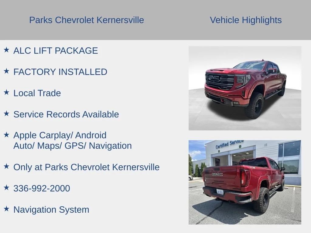 Used 2025 Volcanic Red Tintcoat GMC AT4 image 6