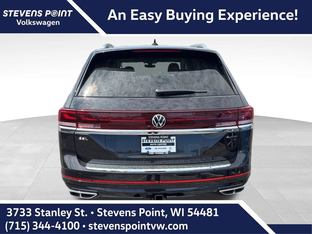 New 2026 Deep Black Pearl Volkswagen 2.0T SEL Premium R-Line image 4