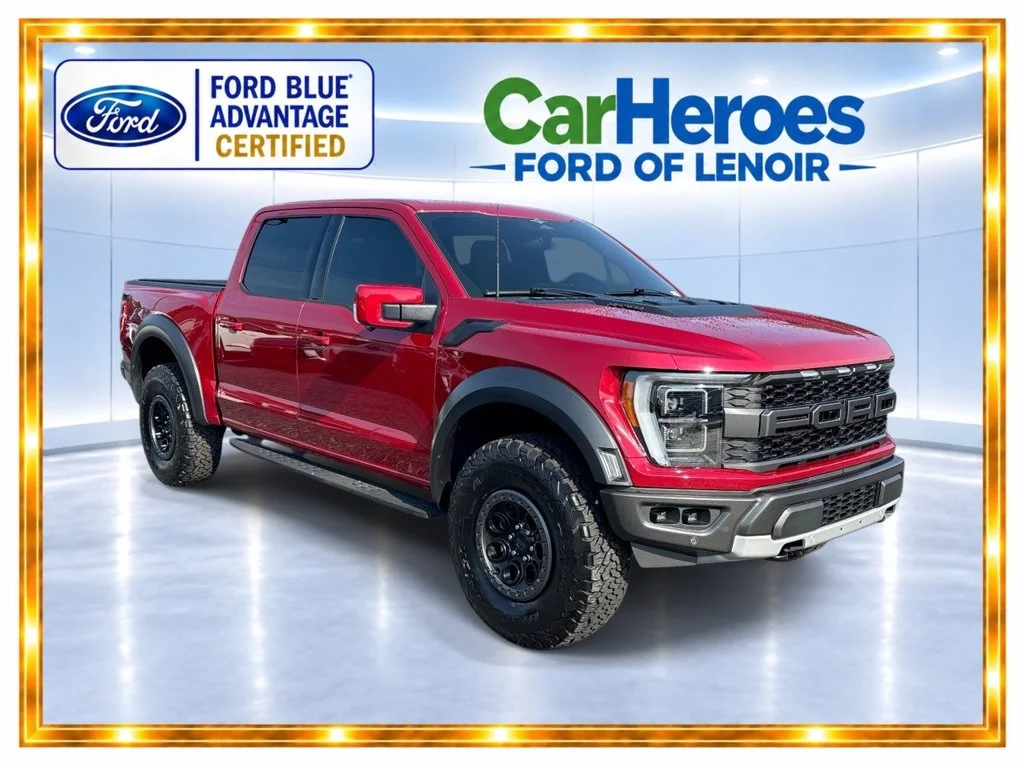 Certified Used 2023 Red Metallic Ford Raptor image 1