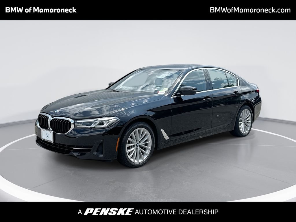Certified Used 2023 Jet Black BMW 530i xDrive image 1