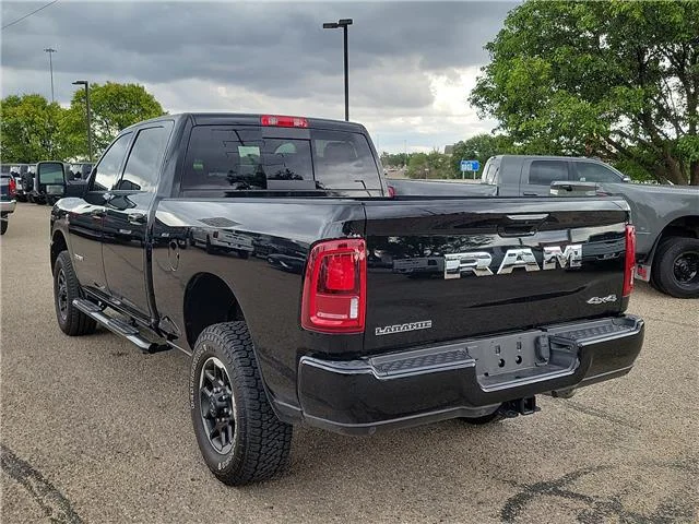 Used 2026 Diamond Black Crystal Pearlcoat RAM Laramie 4x4 Crew Cab 6.3 ft. box 149 in. WB image 3