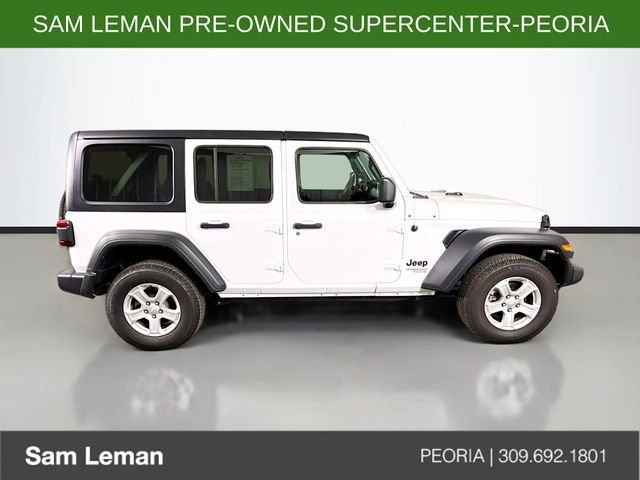 Used 2021 White Jeep Unlimited Sport S image 8